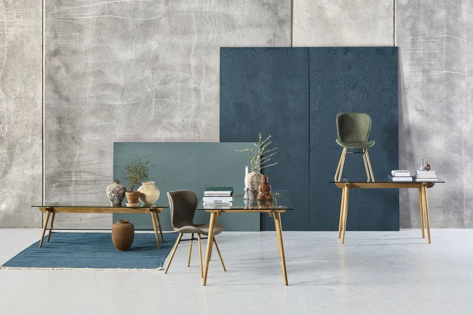 Krzesło Batilda Khaki tapicerowane