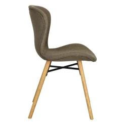 Krzesło Batilda Khaki tapicerowane