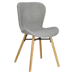 Krzesło Batilda light grey tapicerowane