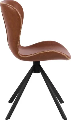 Krzesło Batilda Retro cross brandy