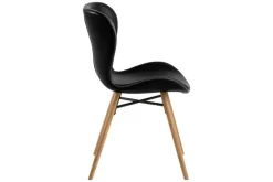 Krzesło Batilda Retro czarne/naturalne
