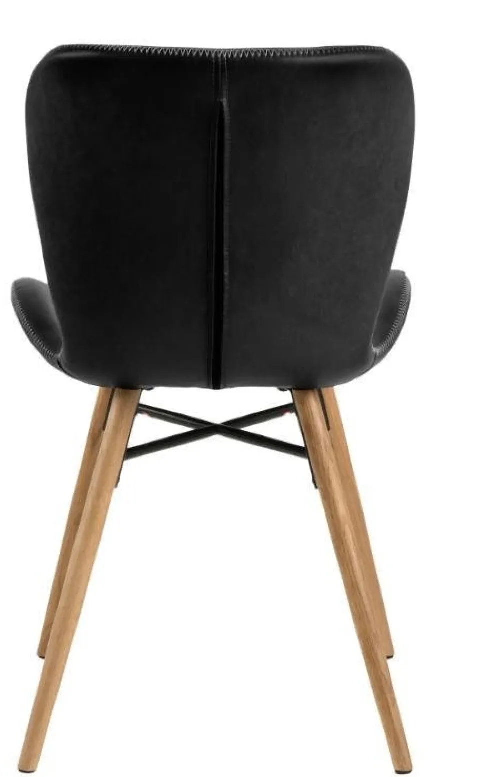 Krzesło Batilda Retro czarne/naturalne