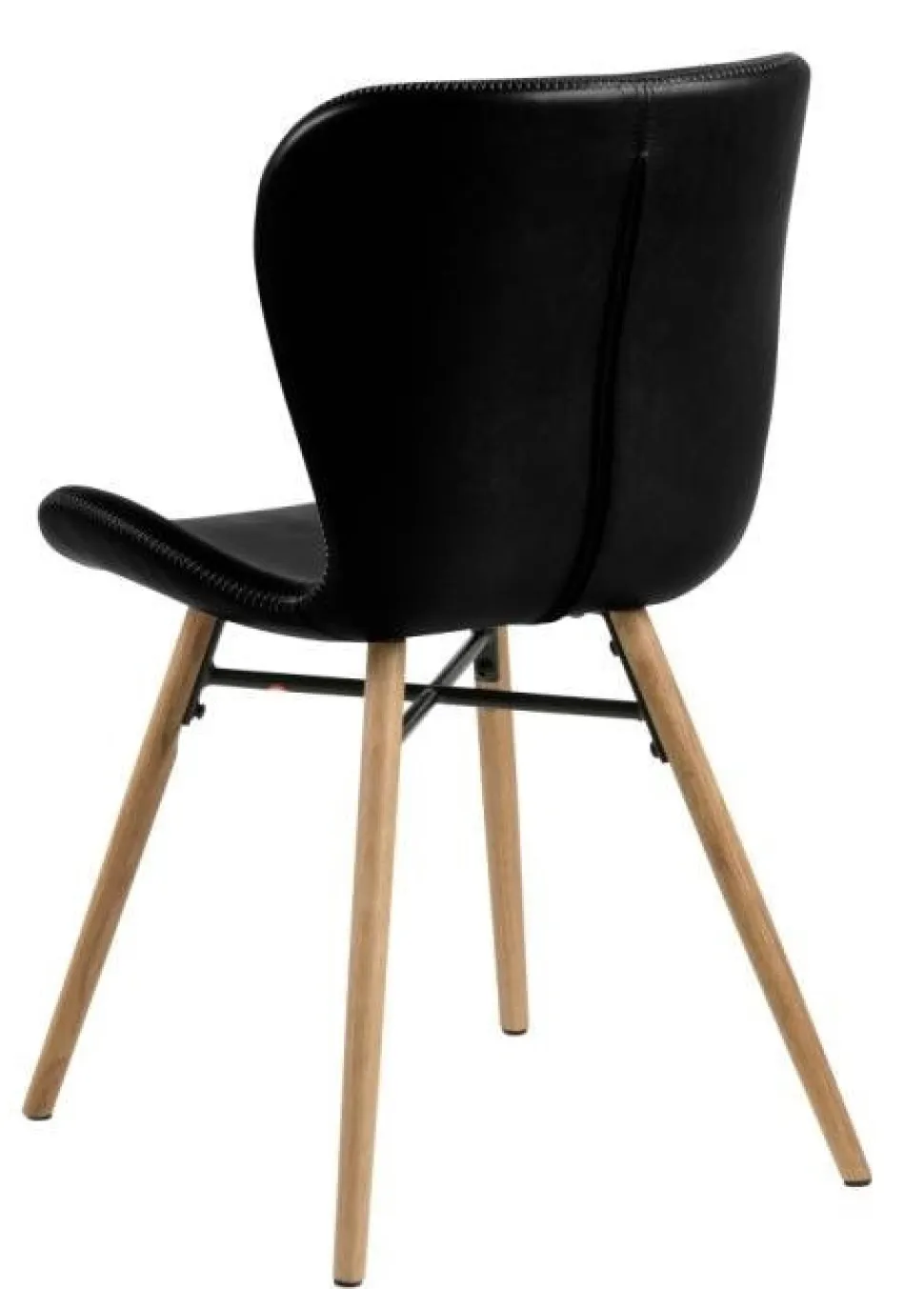 Krzesło Batilda Retro czarne/naturalne