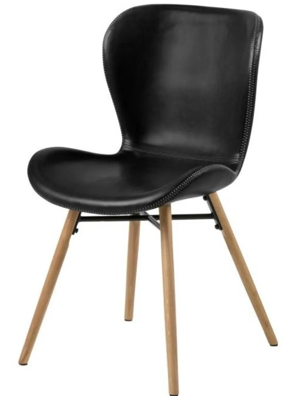 Krzesło Batilda Retro czarne/naturalne