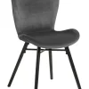 Krzesło Batilda VIC Dark grey tapicerowane