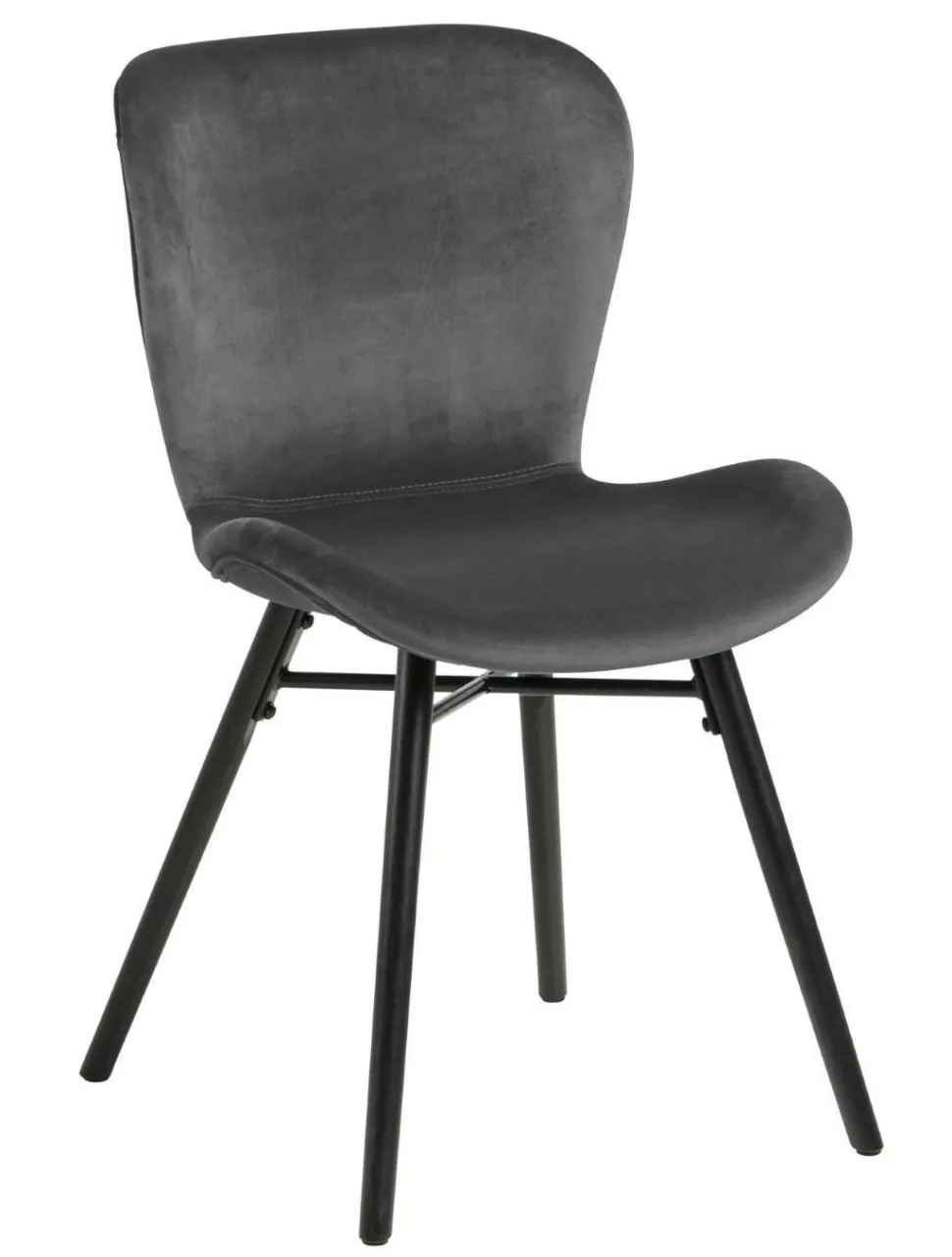 Krzesło Batilda VIC Dark grey tapicerowane