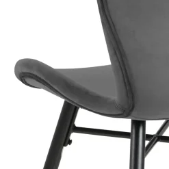 Krzesło Batilda VIC Dark grey tapicerowane