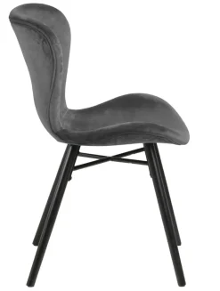 Krzesło Batilda VIC Dark grey tapicerowane