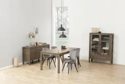 Krzesło Batilda VIC Dark grey tapicerowane