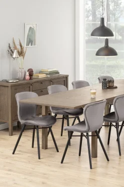 Krzesło Batilda VIC Dark grey tapicerowane