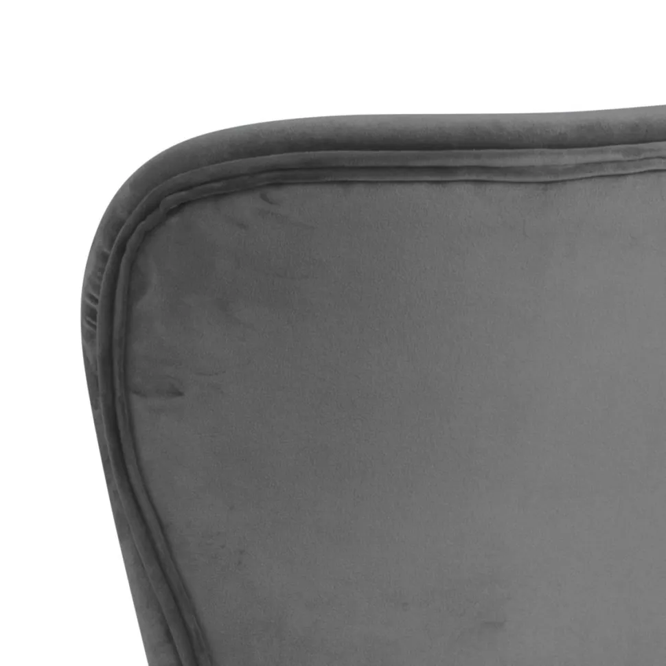 Krzesło Batilda VIC Dark grey tapicerowane