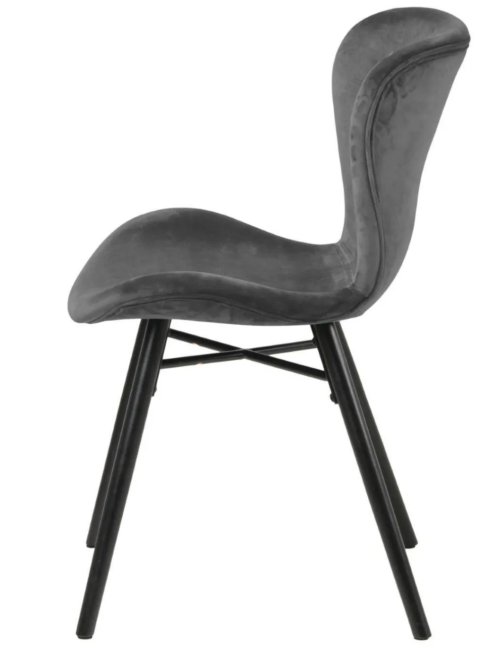 Krzesło Batilda VIC Dark grey tapicerowane