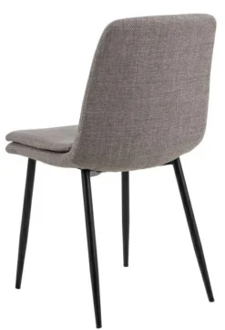 Krzesło Becca szare tkanina Basel 34FR