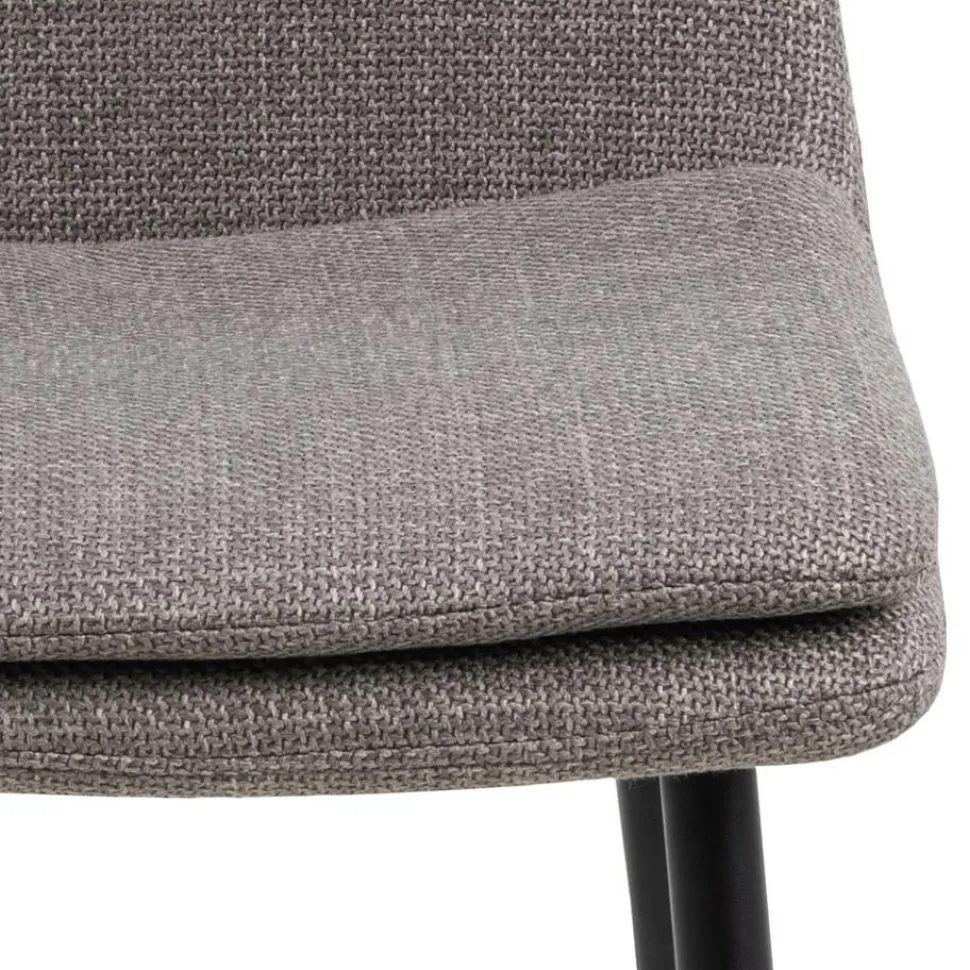 Krzesło Becca szare tkanina Basel 34FR