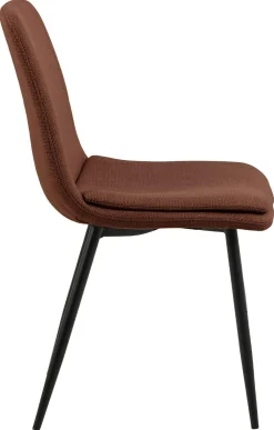 Krzesło Becca terakota tkanina Basel 44