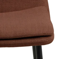 Krzesło Becca terakota tkanina Basel 44