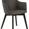 Krzesło Bella Anthracite tapicerowane