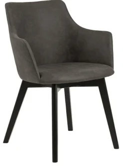 Krzesło Bella Anthracite tapicerowane