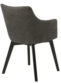 Krzesło Bella Anthracite tapicerowane