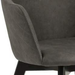 Krzesło Bella Anthracite tapicerowane