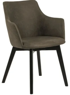 Krzesło Bella Olive Green tapicerowane