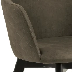 Krzesło Bella Olive Green tapicerowane