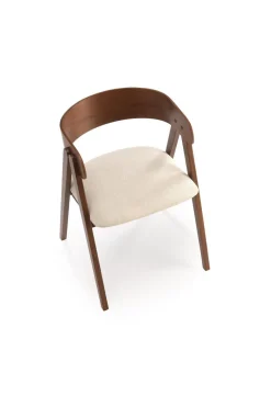 Krzesło Bissel orzechowy/beżowy