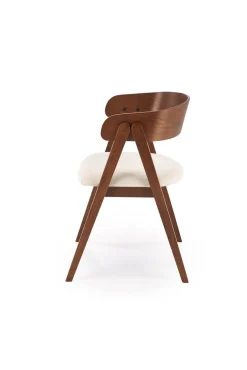 Krzesło Bissel orzechowy/beżowy