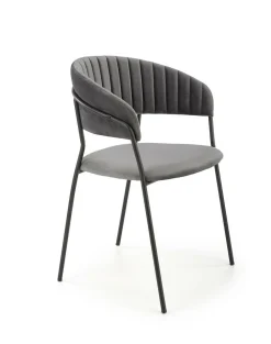 Krzesło Black Glam szare