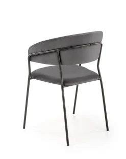 Krzesło Black Glam szare