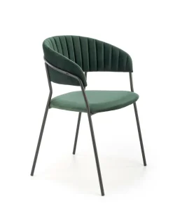 Krzesło Black Glam zielone