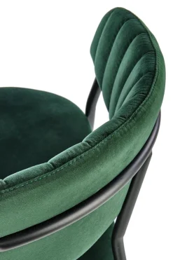Krzesło Black Glam zielone