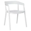 Krzesło Bow białe z tworzywa