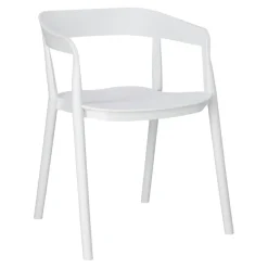 Krzesło Bow białe z tworzywa