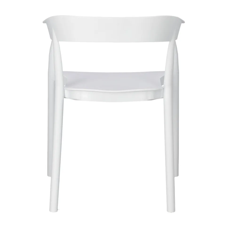 Krzesło Bow białe z tworzywa