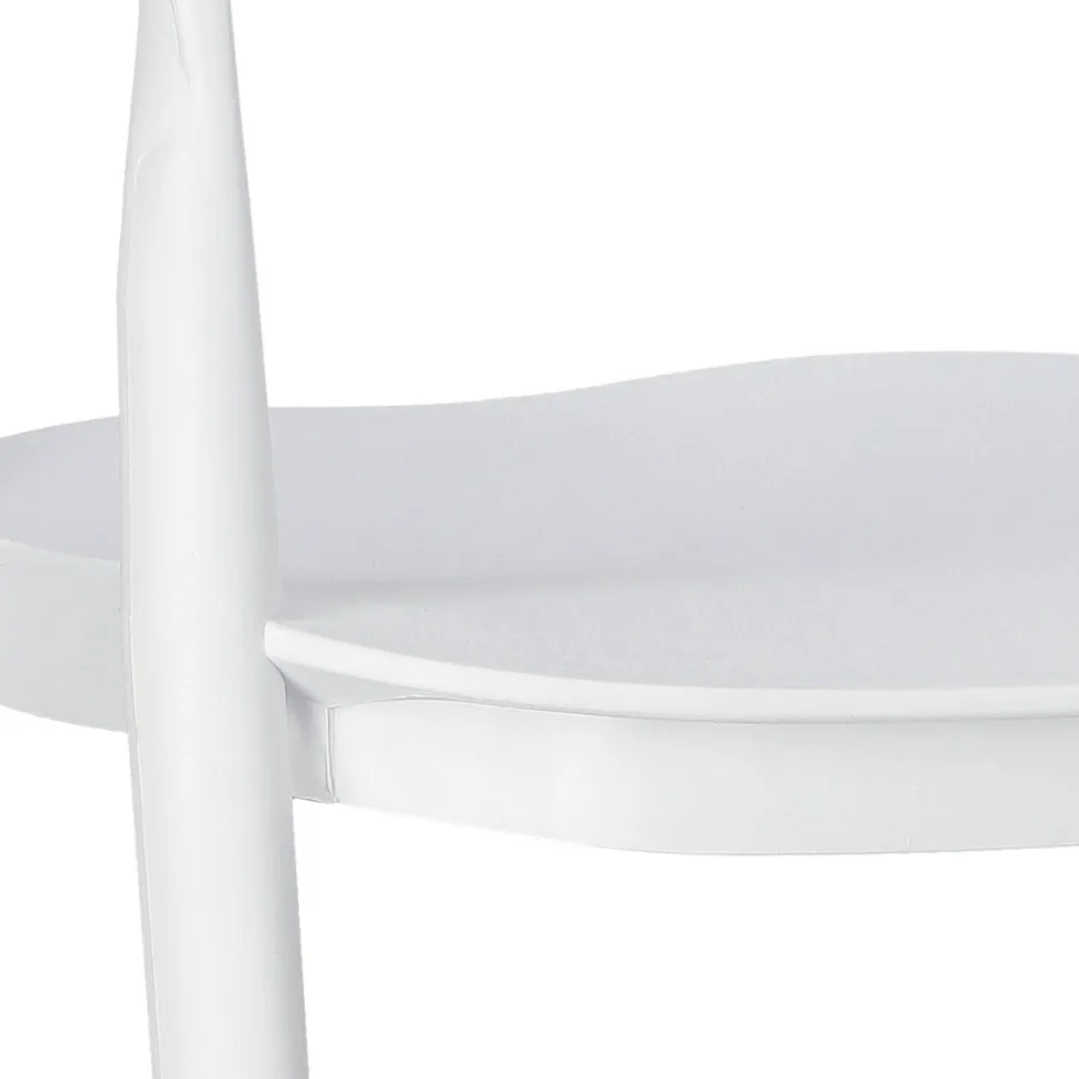 Krzesło Bow białe z tworzywa