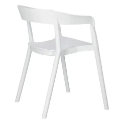Krzesło Bow białe z tworzywa