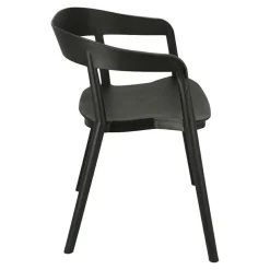 Krzesło Bow czarne z tworzywa