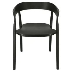 Krzesło Bow czarne z tworzywa