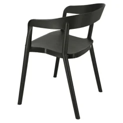 Krzesło Bow czarne z tworzywa