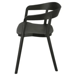 Krzesło Bow czarne z tworzywa