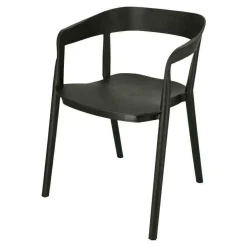 Krzesło Bow czarne z tworzywa