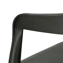 Krzesło Bow czarne z tworzywa