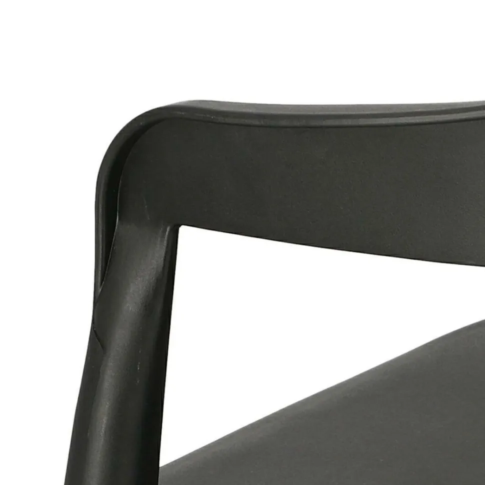 Krzesło Bow czarne z tworzywa