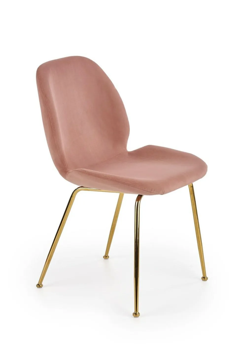 Krzesło Brema różowe/złote
