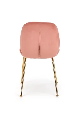Krzesło Brema różowe/złote