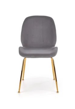 Krzesło Brema szare/złote