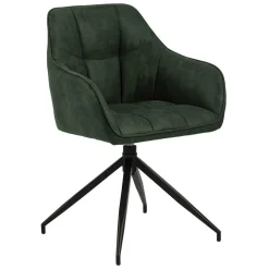 Krzesło Brenda oliwkowe tapicerowane