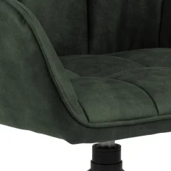 Krzesło Brenda oliwkowe tapicerowane