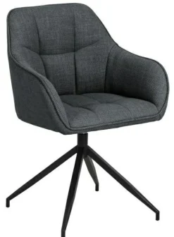 Krzesło Brenda szare ciemne